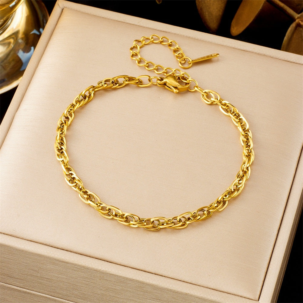 All-matching Ins Gold Fashion Ornament Bracelet