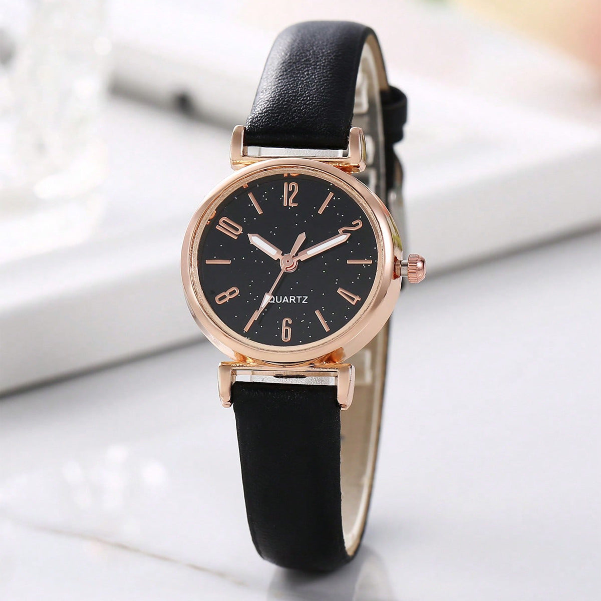 Lady Temperament Heart Bracelet Quartz Watch Suit