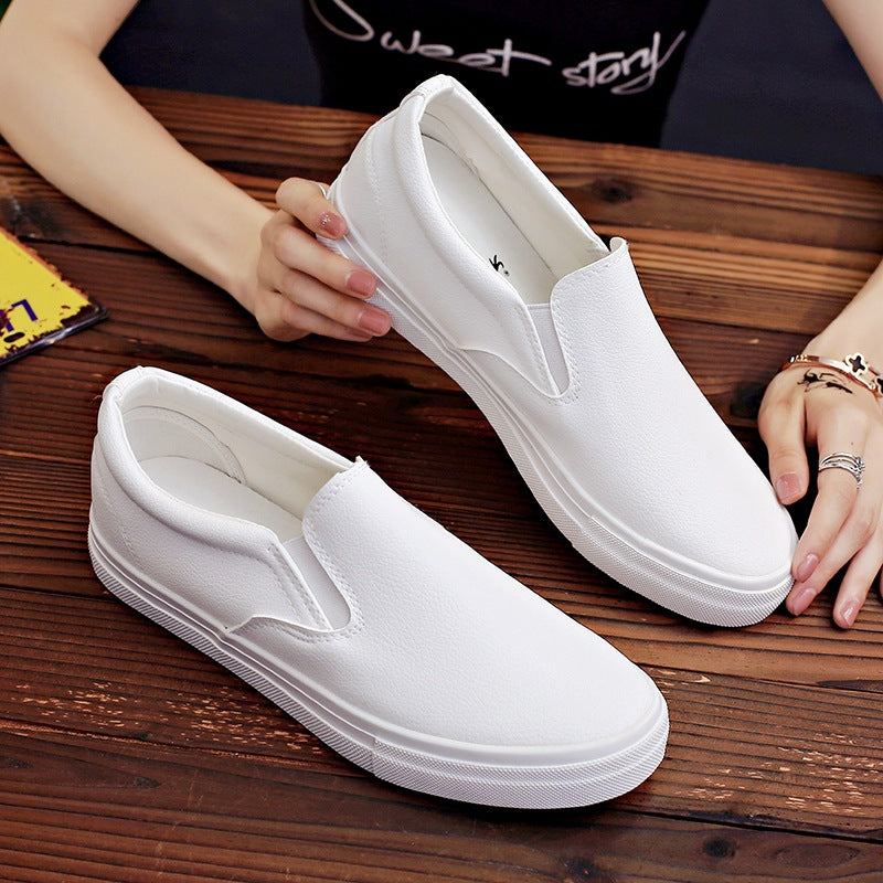Men Breathable High Quality Casual shoes PU Leather Shoes Casual Slip On men Fashion