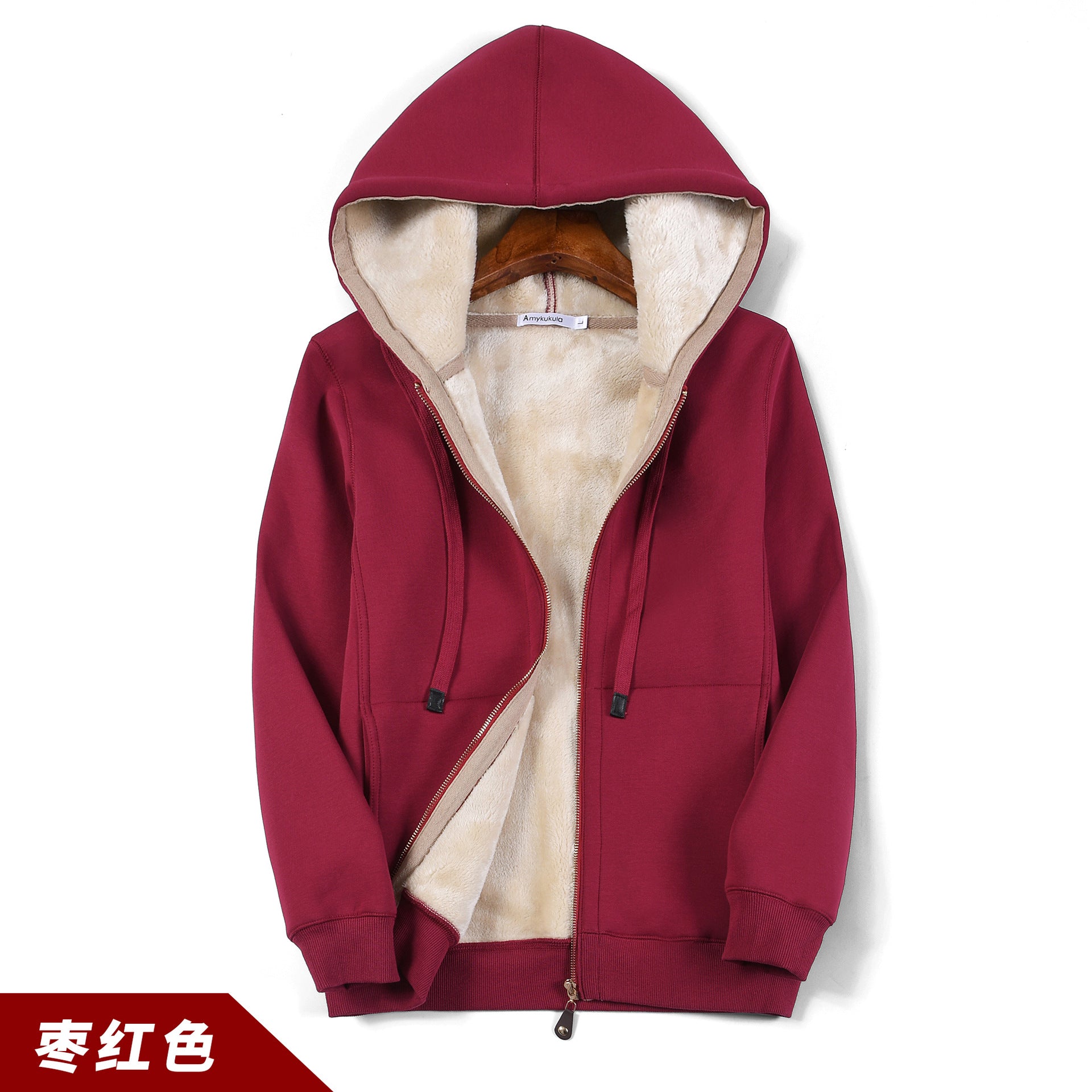 On Behalf Of The Hair Lamb Wool Sweater Women Plus Velvet Thick New Style Korean Loose Large Size Lamb Wool Coat Jacket To Keep Warm