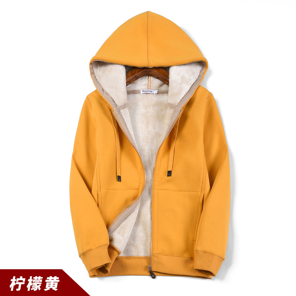 On Behalf Of The Hair Lamb Wool Sweater Women Plus Velvet Thick New Style Korean Loose Large Size Lamb Wool Coat Jacket To Keep Warm