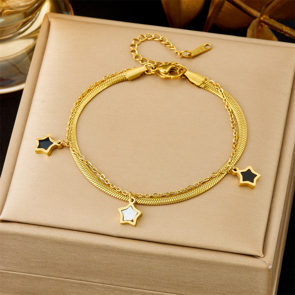 All-matching Ins Gold Fashion Ornament Bracelet
