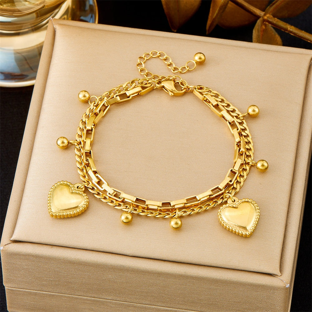 All-matching Ins Gold Fashion Ornament Bracelet