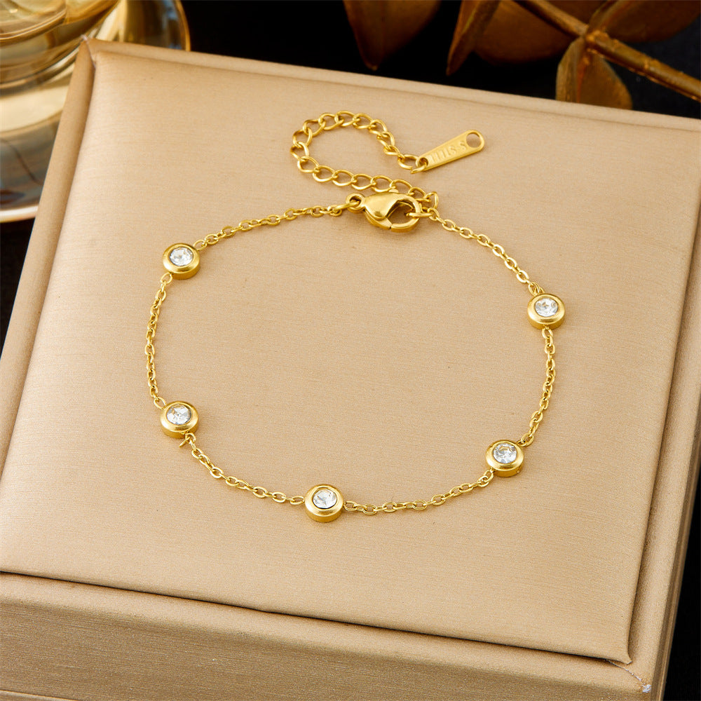 All-matching Ins Gold Fashion Ornament Bracelet