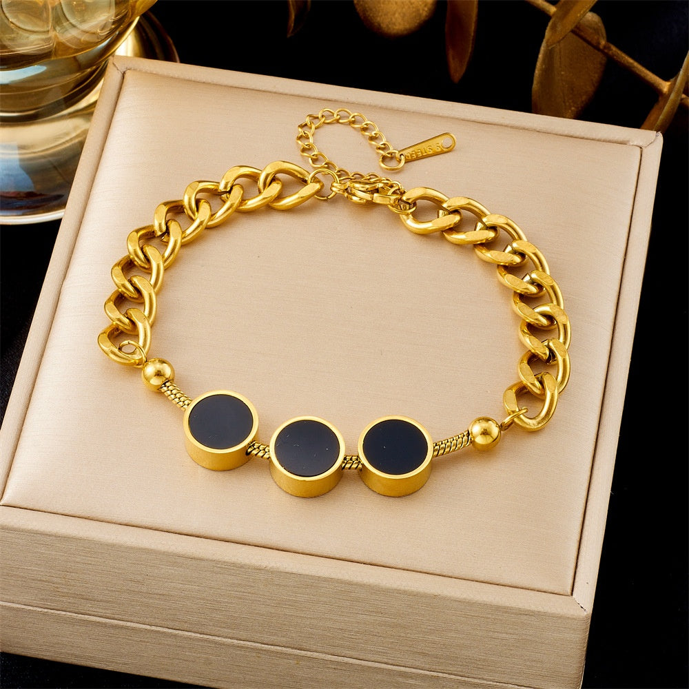 All-matching Ins Gold Fashion Ornament Bracelet
