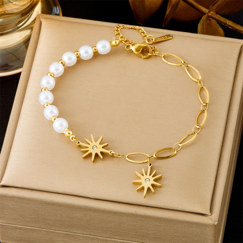 All-matching Ins Gold Fashion Ornament Bracelet