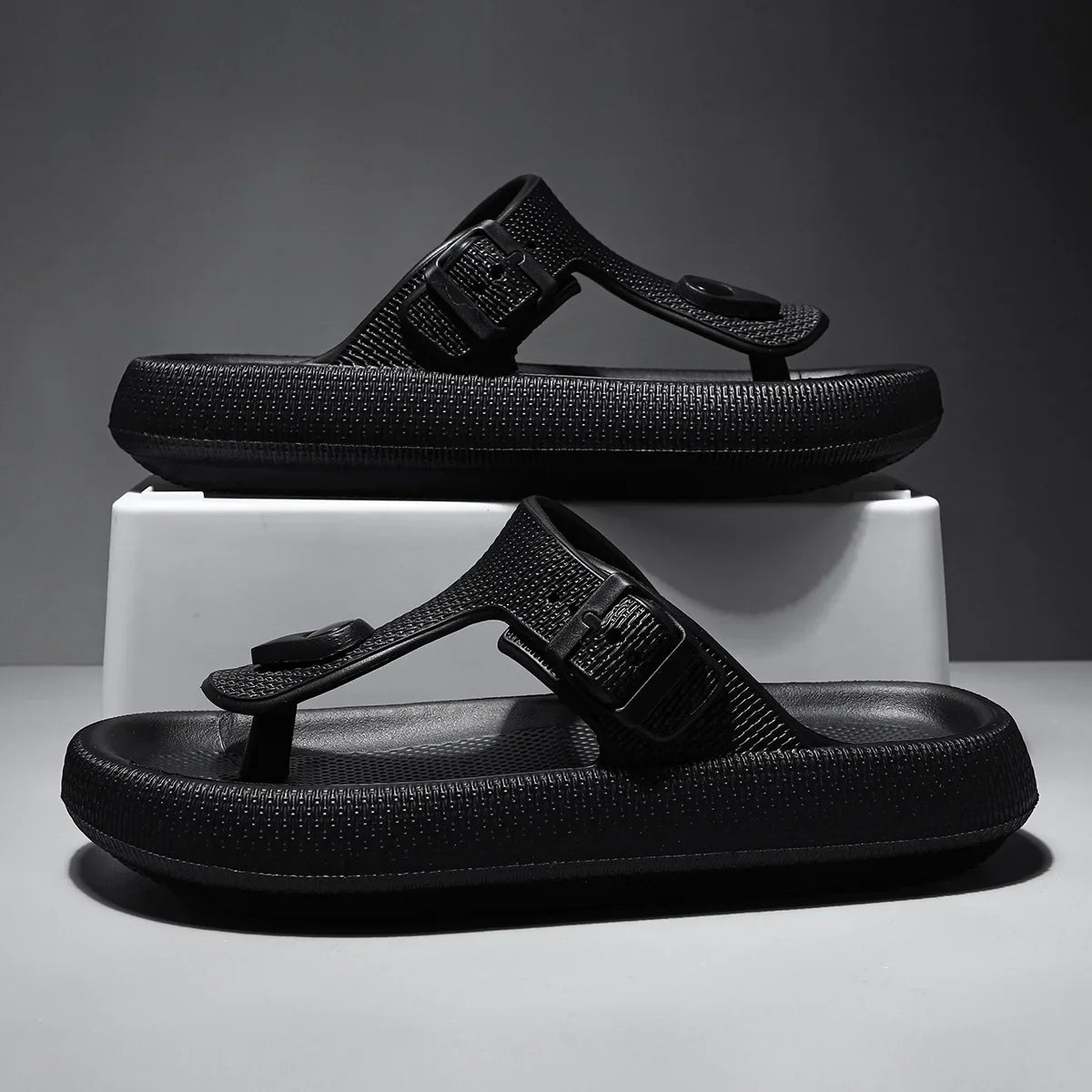 Flip-Flops Men's Summer Outfit Casual Simple Cyber-Popular All-Match Clip-Flip-Flops Anti-Slip Beach Sports Sandals For Men