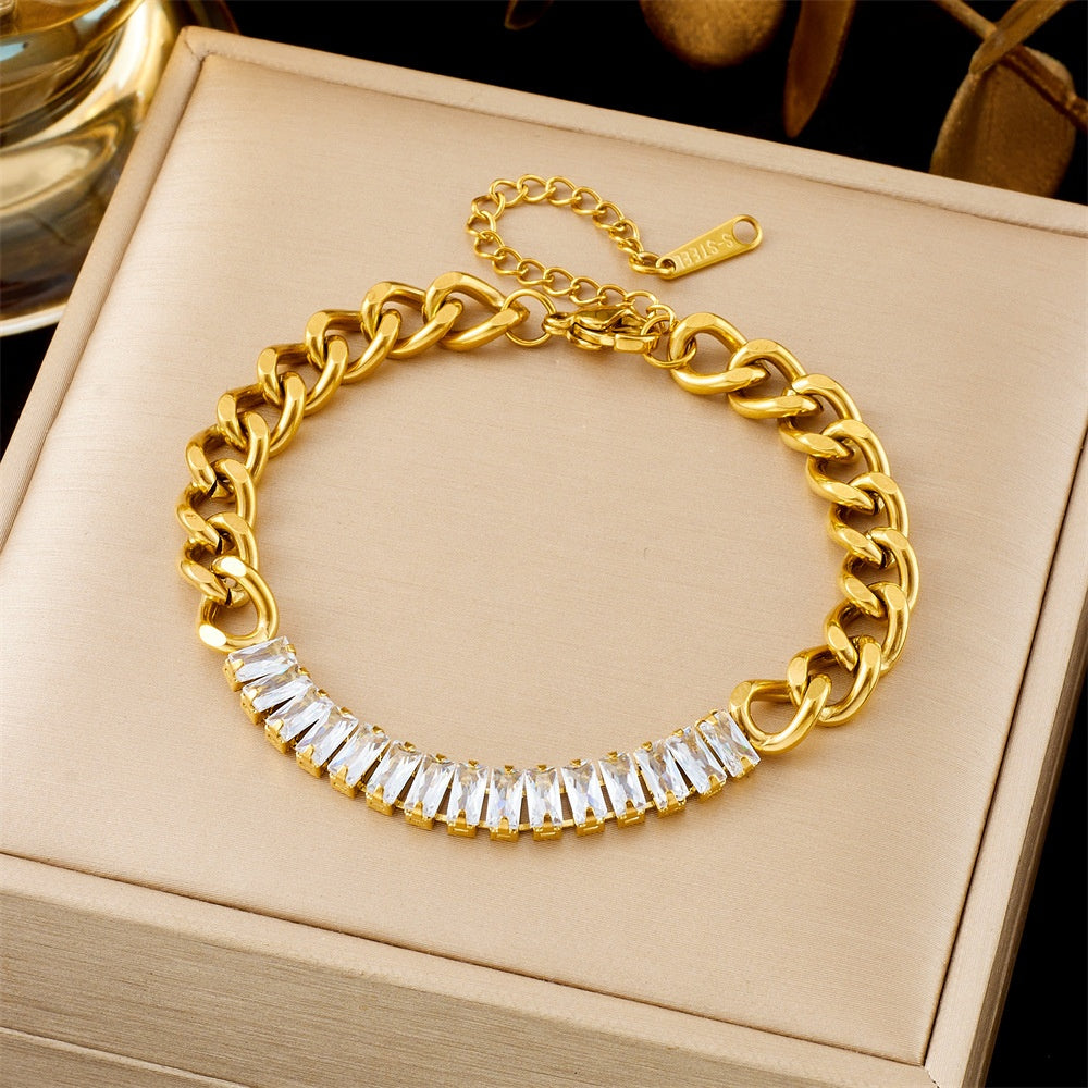 All-matching Ins Gold Fashion Ornament Bracelet