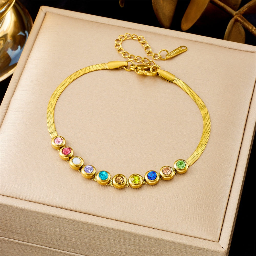 All-matching Ins Gold Fashion Ornament Bracelet