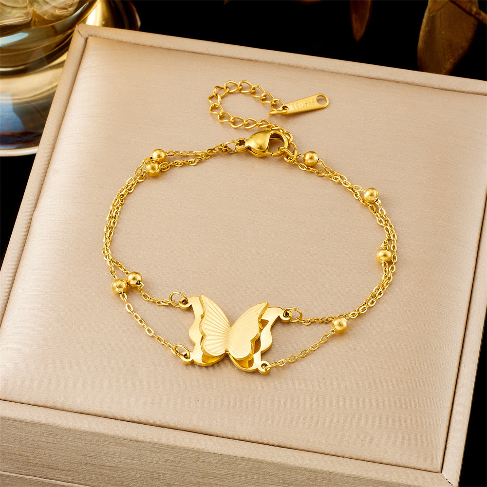 All-matching Ins Gold Fashion Ornament Bracelet