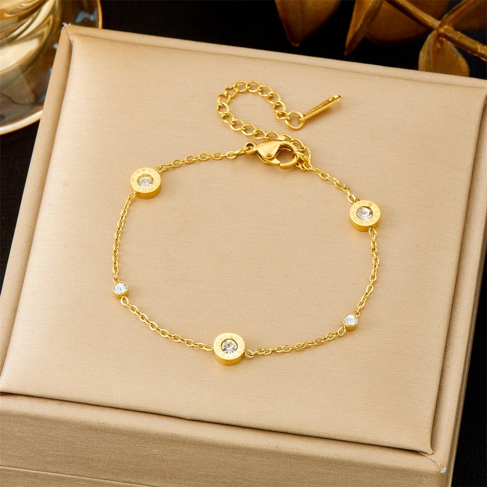 All-matching Ins Gold Fashion Ornament Bracelet