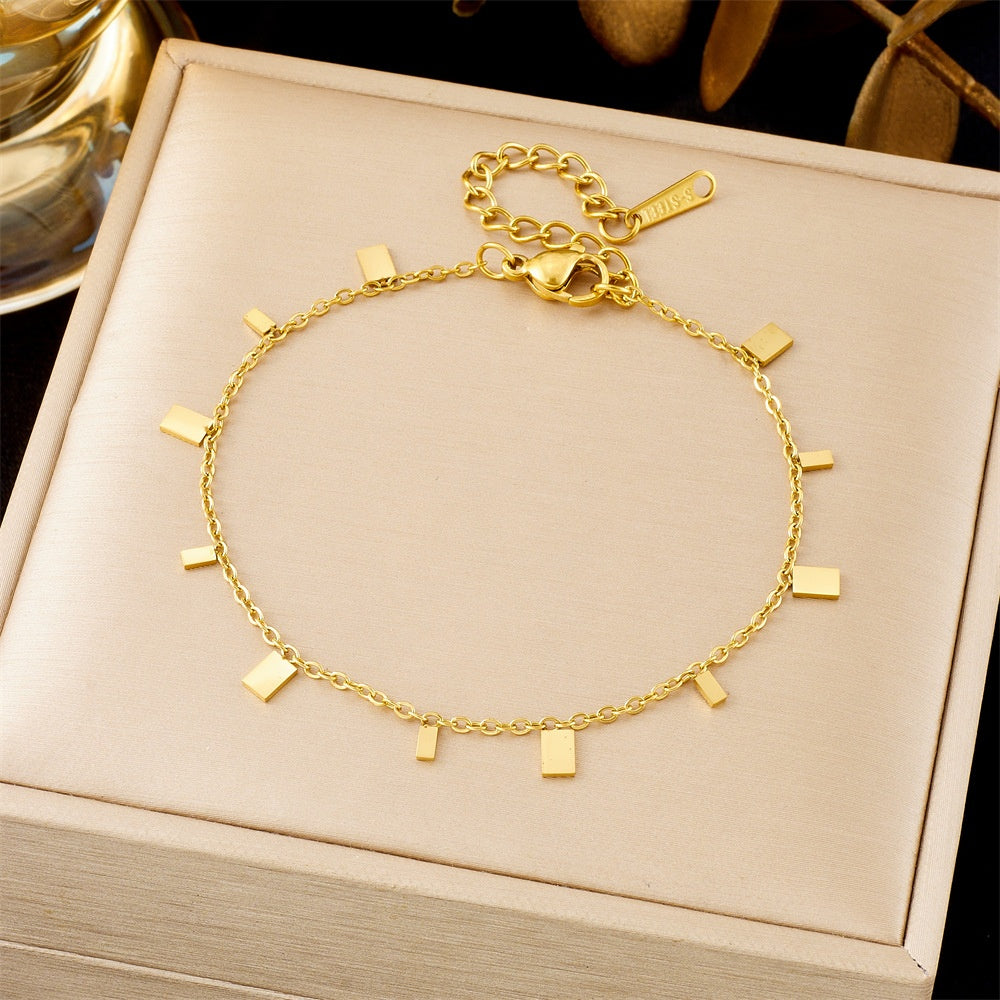 All-matching Ins Gold Fashion Ornament Bracelet