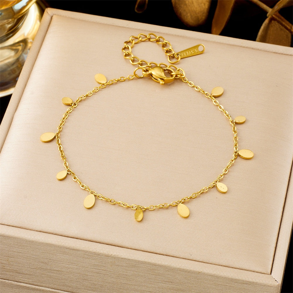 All-matching Ins Gold Fashion Ornament Bracelet